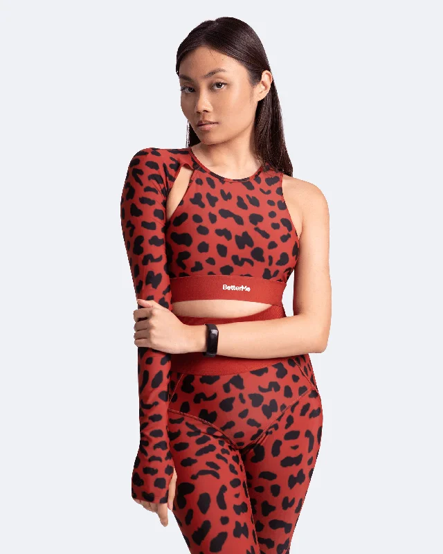 Fashionable Yoga Apparel Now On Sale Trendy One-Shoulder Top