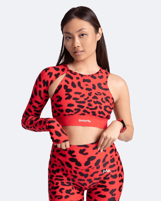 Soft, Stretchy, And Super Affordable Yoga Wear Trendy One-Shoulder Top