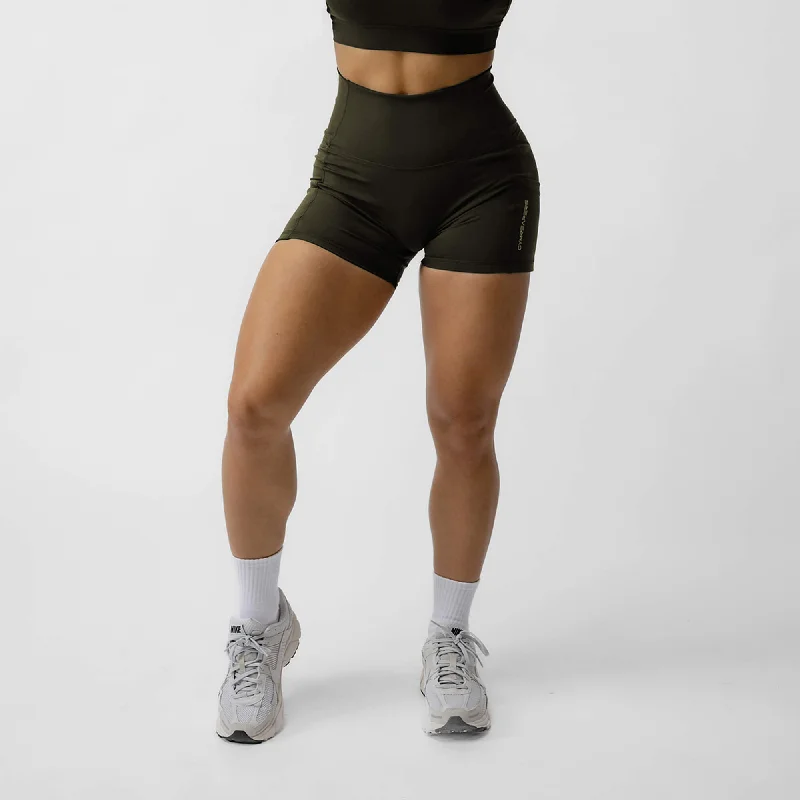 Don't Miss Out On Premium Yoga Wear Deals Victory Shorts - Forest Green