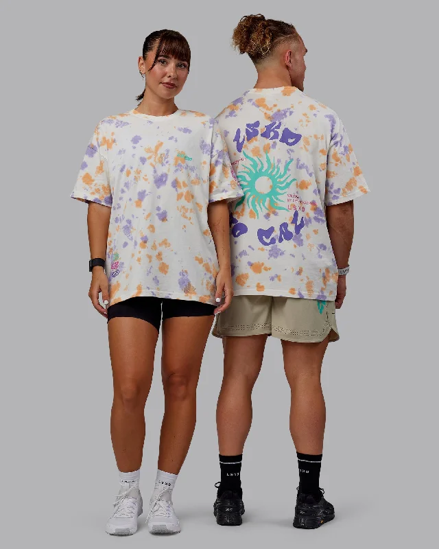 Soft, Supportive Yoga Wear At Unbeatable Savings Unisex Washed Huntington 24 Heavyweight Tee Oversize - Tie Dye Tangerine-Dahlia Purple Soft, Supportive Yoga Wear At Unbeatable Savings Unisex Washed Huntington 24 Heavyweight Tee Oversize - Tie Dye Tangerine-Dahlia Purple