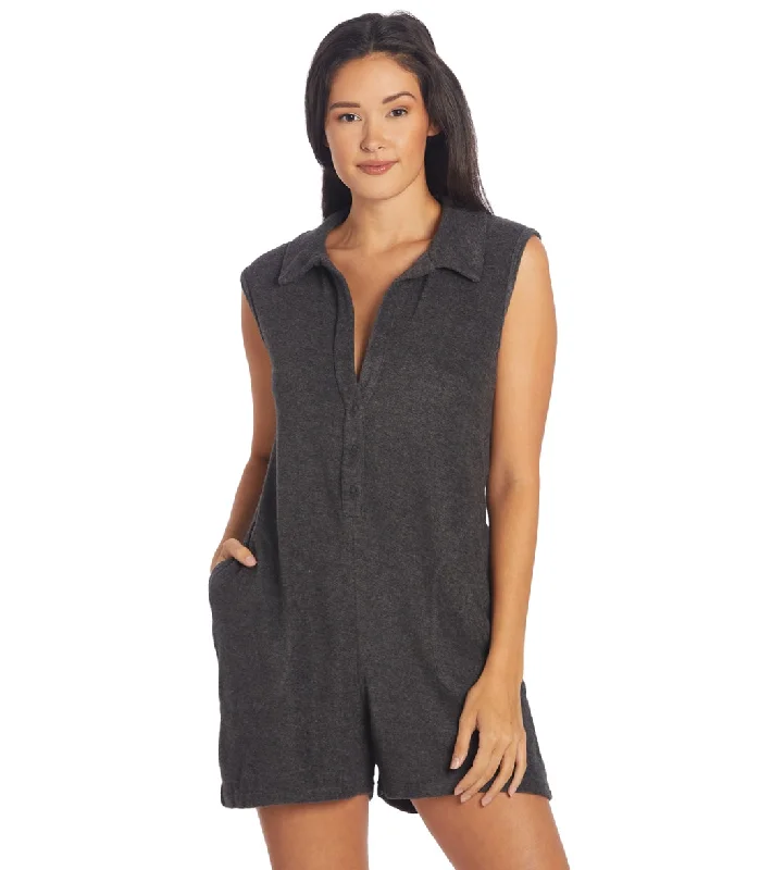 Unmissable Deals On Flexible Yoga Apparel Year of Ours Weekend Terry Romper Black