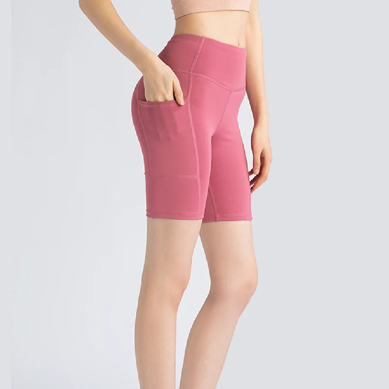 Unbeatable Deals On Breathable Yoga Apparel Yoga Shorts with Side Pocket