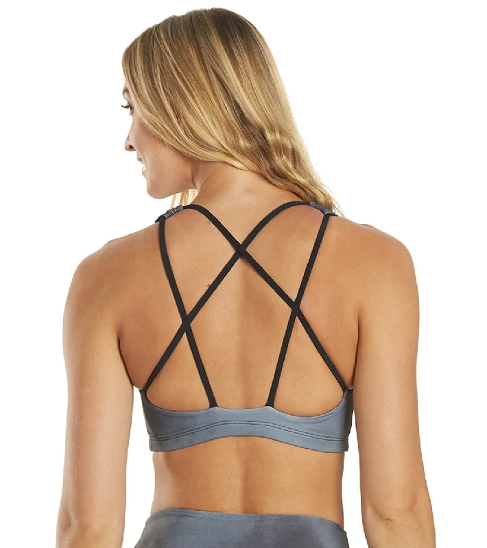 Onzie Graphic Mudra Yoga Sports Bra First Frost