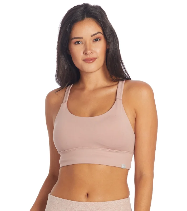 Sweat In Style With Yoga Clothing Discounts Zobha Lacey Sport Bra Deauville Mauve
