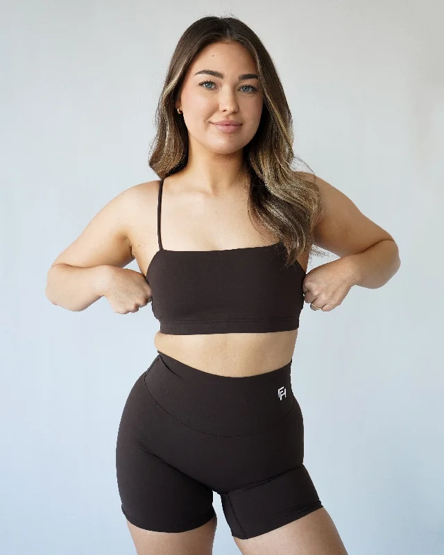 Namaste And Save On Yoga Apparel Bandeau Sports Bra - Teddy