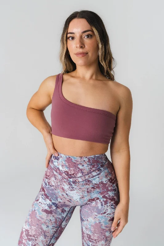 Soft, Supportive Yoga Wear At Unbeatable Savings Cloud II™ Asym Bra - Mauve