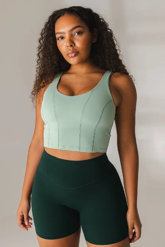 The Perfect Blend Of Comfort And Savings Cloud II™ Corset Tank - Eucalyptus