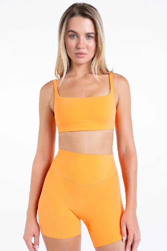 The Best Yoga Wear At The Best Prices Cloud II™ Scoop Bra - Tangerine