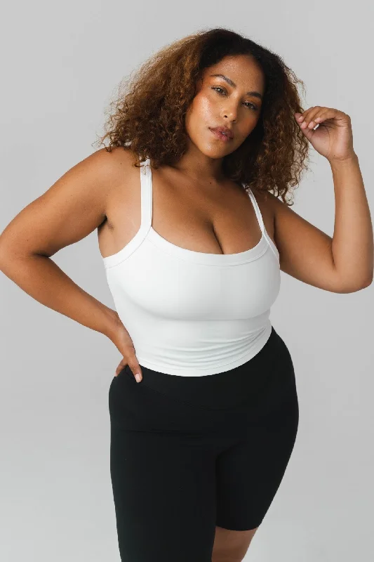 The Yoga Wear Sale You’Ve Been Waiting For Cloud II™ Square Tank - Snow