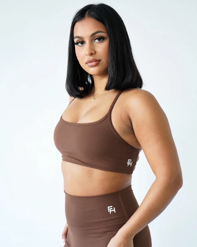 Lightweight, Breathable Yoga Wear At Special Prices Core Sports Bra - Clay