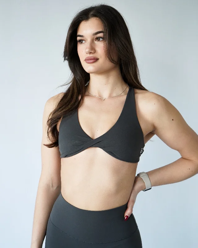 Your Go-To Yoga Outfits Now More Affordable Performance Sports Bra - Iron