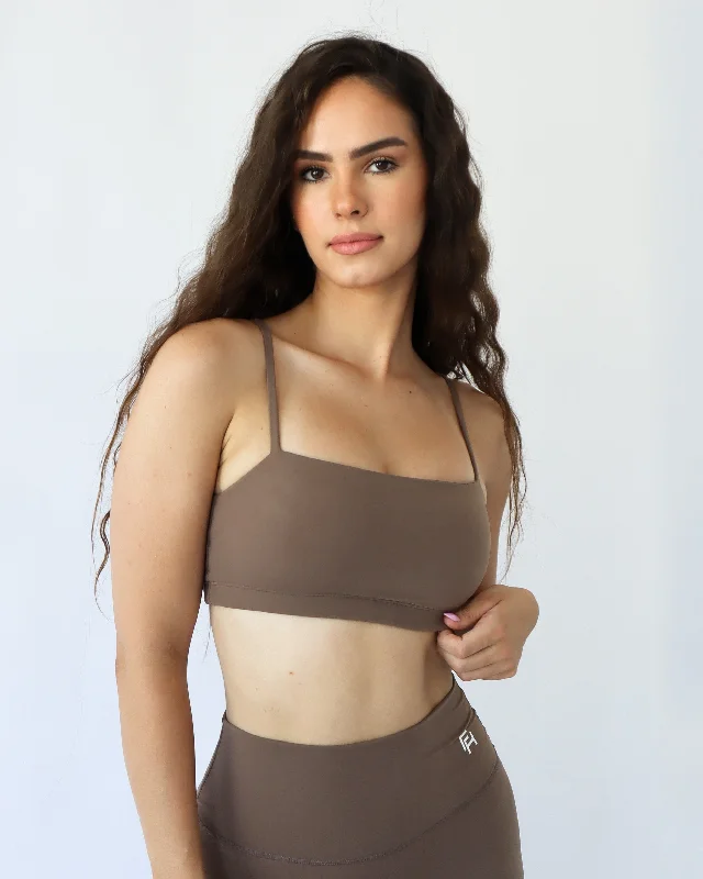 Move Freely With Premium Yoga Clothes At Great Prices Bandeau Sports Bra - Oak