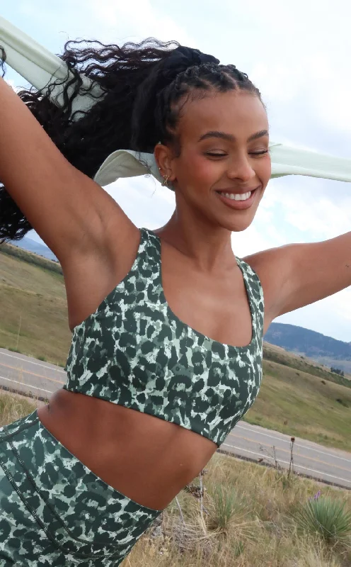 Shop High-Quality Yoga Apparel At Exclusive Discounts Vitality Pulse™ Core Bra - Olive Feline Shop High-Quality Yoga Apparel At Exclusive Discounts Vitality Pulse™ Core Bra - Olive Feline