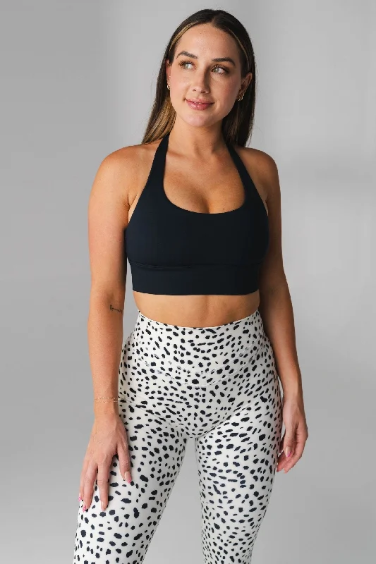 Unmissable Deals On Flexible Yoga Apparel Vitality Pulse™ Halter Bra - Midnight