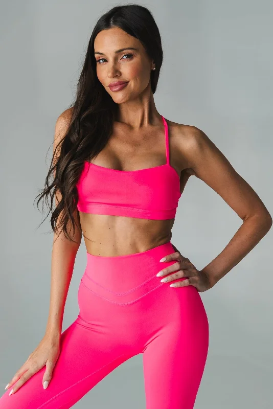 Yoga Wear At Unbeatable Prices Vitality Pulse™ Mini Bra - Neon Pink