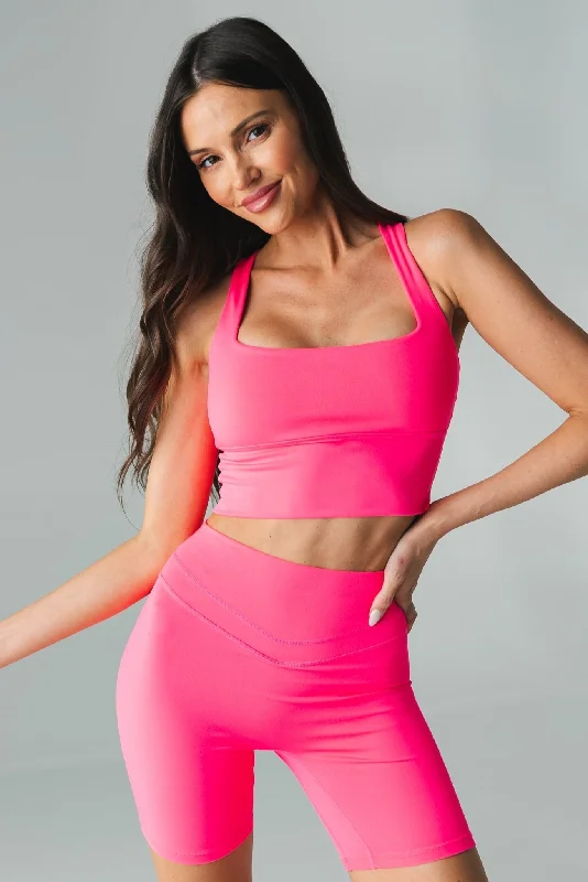 High-Quality Yoga Clothing At Budget-Friendly Prices Vitality Pulse™ Racer Longline - Neon Pink