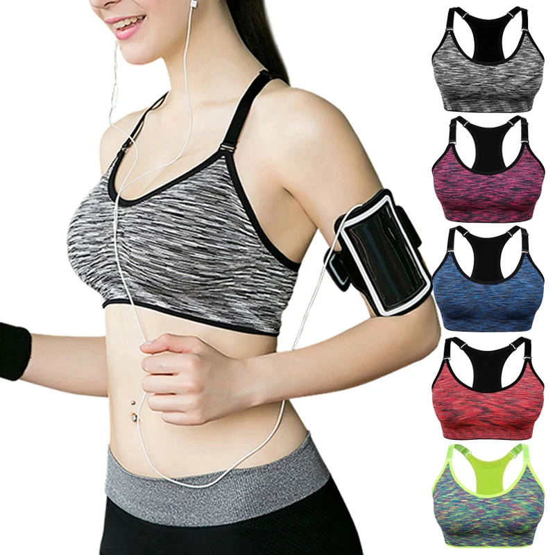 Affordable Activewear Designed For Movement Quick Dry Padded Sports Bra