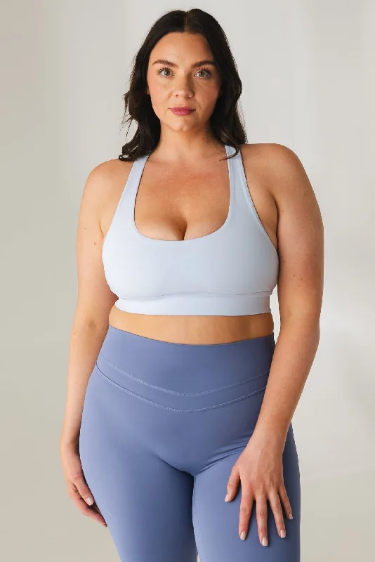 Breathable, Moisture-Wicking, And Budget-Friendly Vitality Revive Racer Bra - Ice