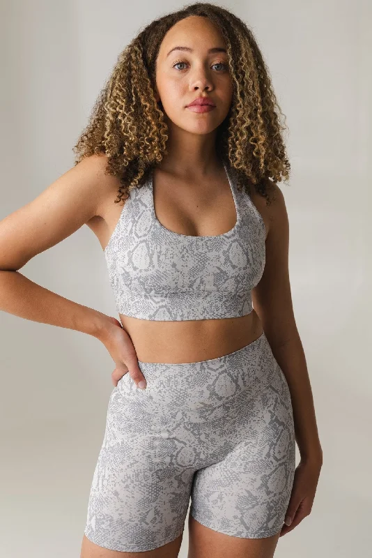 Your Yoga Essentials, Now At Lower Prices Vitality Revive Racer Bra - Iron Serpent
