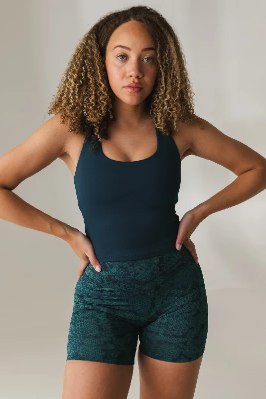Find Balance In Stylish And Affordable Yoga Wear Vitality Revive Racer Tank - Evergreen Find Balance In Stylish And Affordable Yoga Wear Vitality Revive Racer Tank - Evergreen