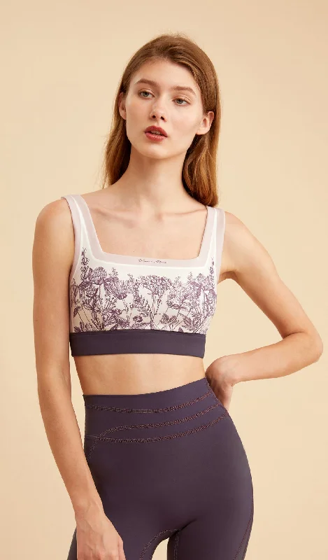 Flexibility Meets Affordability In Our Yoga Wear Sale SARAH Square-neck Yoga Bra