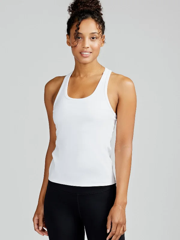 Upgrade Your Yoga Wardrobe For Less Sculptive Racer Back Tank with Built-in Bra