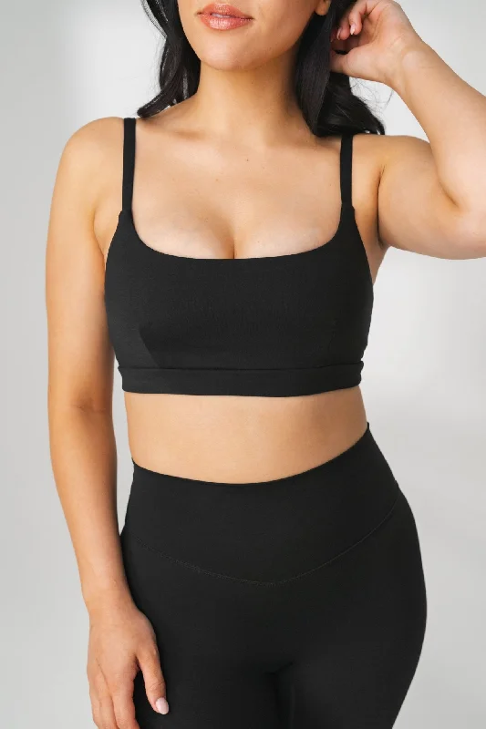 Elevate Your Style And Practice For Less The Ignite Bra - Midnight