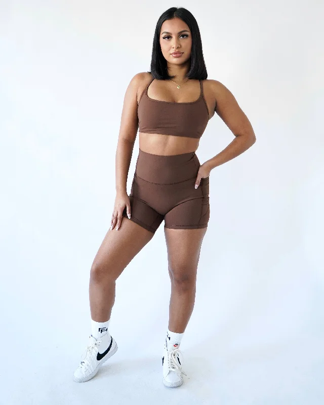 Affordable Yoga Fashion For Every Pose Vital Sports Bra - Clay