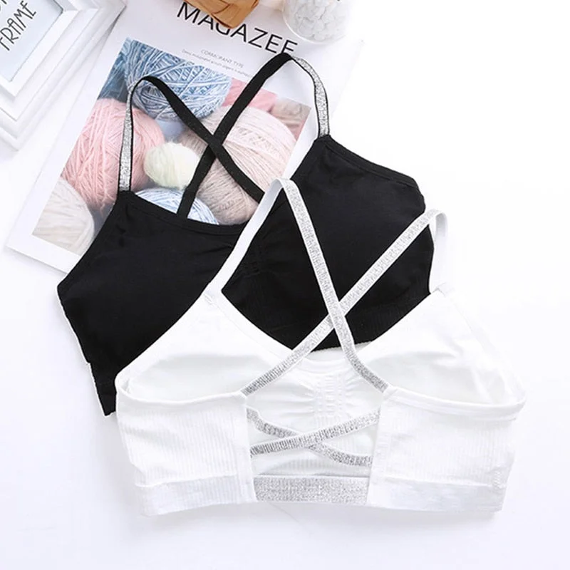Move With Confidence In Discounted Yoga Outfits Women Cross Back Sport Bra