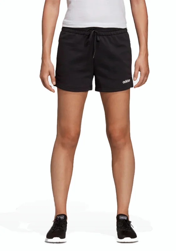 Embrace Comfort With Yoga Wear On Sale Adidas Womens Essentials Solid Plain Shorts <br> DP2404 Embrace Comfort With Yoga Wear On Sale Adidas Womens Essentials Solid Plain Shorts <br> DP2404