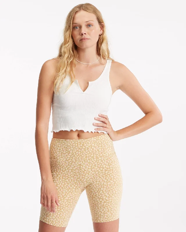 Embrace Comfort With Yoga Wear On Sale Biker Babe Shorts - Light Sunset Gold