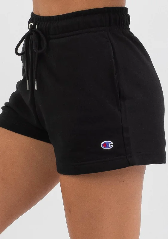 Elevate Your Practice With Affordable Yoga Wear Champion Womens French Terry High Waisted Short <br> CT73N BLK Elevate Your Practice With Affordable Yoga Wear Champion Womens French Terry High Waisted Short <br> CT73N BLK