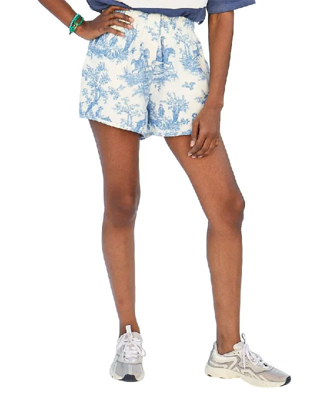 Breathe, Stretch, And Save On Yoga Apparel Clare V. St. Martin Linen-Blend Short