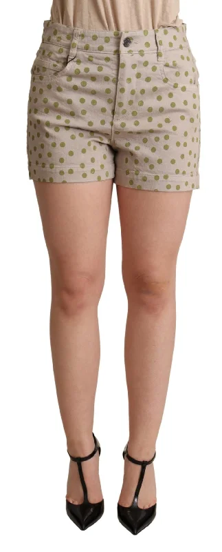 Your Yoga Essentials, Now At Lower Prices Dolce & Gabbana Chic Polka Dot Cotton Stretch Women's Shorts Your Yoga Essentials, Now At Lower Prices Dolce & Gabbana Chic Polka Dot Cotton Stretch Women's Shorts