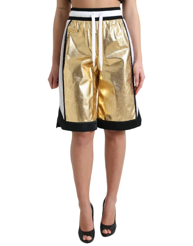 Flex Your Budget With Premium Yoga Clothing Deals Dolce & Gabbana Elevated Elegance: High Waist en Women's Shorts Flex Your Budget With Premium Yoga Clothing Deals Dolce & Gabbana Elevated Elegance: High Waist en Women's Shorts