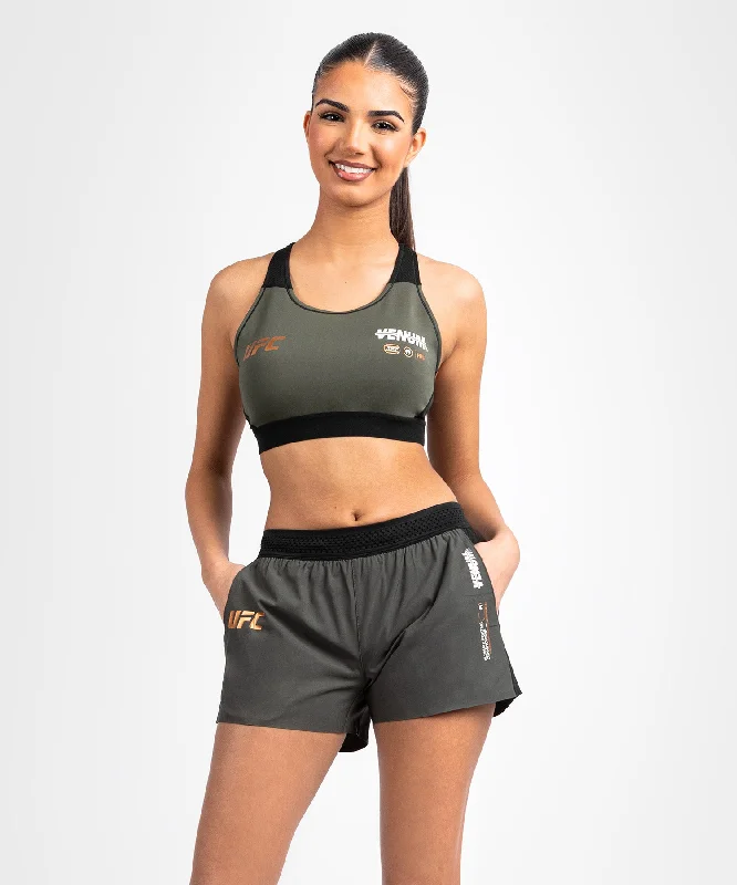 The Yoga Wear Sale You’Ve Been Waiting For UFC Adrenaline by Venum Fight Week Women’s Performance Short - Khaki The Yoga Wear Sale You’Ve Been Waiting For UFC Adrenaline by Venum Fight Week Women’s Performance Short - Khaki