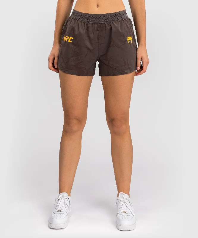 Flexibility Meets Affordability In Our Yoga Wear Sale UFC Fusion by Venum Fight Week Women’s Performance Short - Earthen Brown Flexibility Meets Affordability In Our Yoga Wear Sale UFC Fusion by Venum Fight Week Women’s Performance Short - Earthen Brown