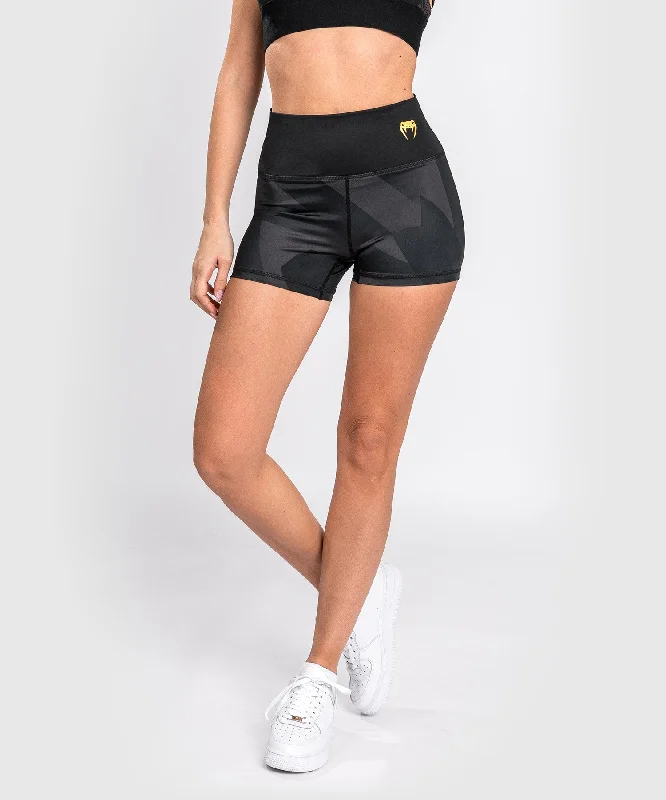 Fashionable Yoga Apparel Now On Sale Venum Razor Compression Shorts - For Women - Black/Gold